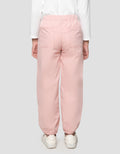 Nevada Woven Aplikasi Pita Celana Jogger Anak Peremuan