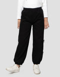 Nevada Woven Aplikasi Pita Celana Jogger Anak Peremuan