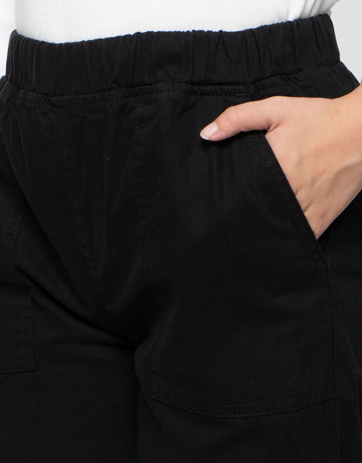 Nevada Woven Aplikasi Pita Celana Jogger Anak Peremuan