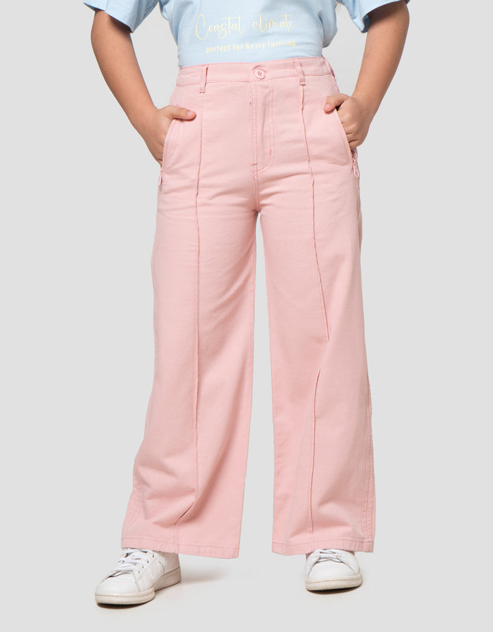 Nevada Stripe Zipper Celana Anak Perempuan