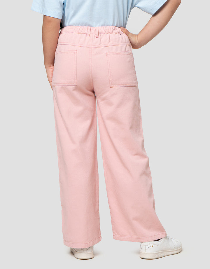 Nevada Stripe Zipper Celana Anak Perempuan