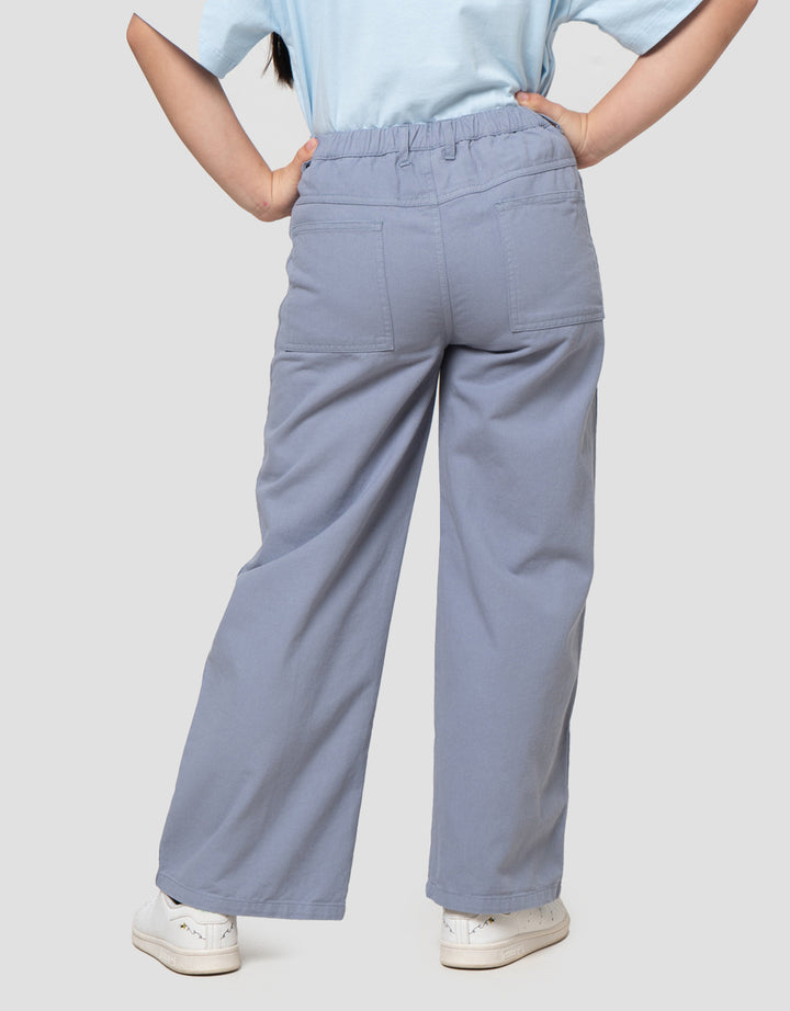 Nevada Stripe Zipper Celana Anak Perempuan