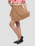 Nevada Double Waist Lipit Rok Celana Anak Perempuan