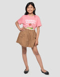 Nevada Double Waist Lipit Rok Celana Anak Perempuan