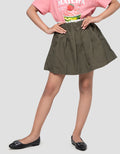 Nevada Double Waist Lipit Rok Celana Anak Perempuan