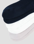 Cole 3Pk Rib Solid Casual Kaus Kaki Pria