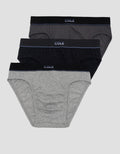 Cole 3Pk Brief Elastic Wb Center Logo Underline Celana Dalam Pria