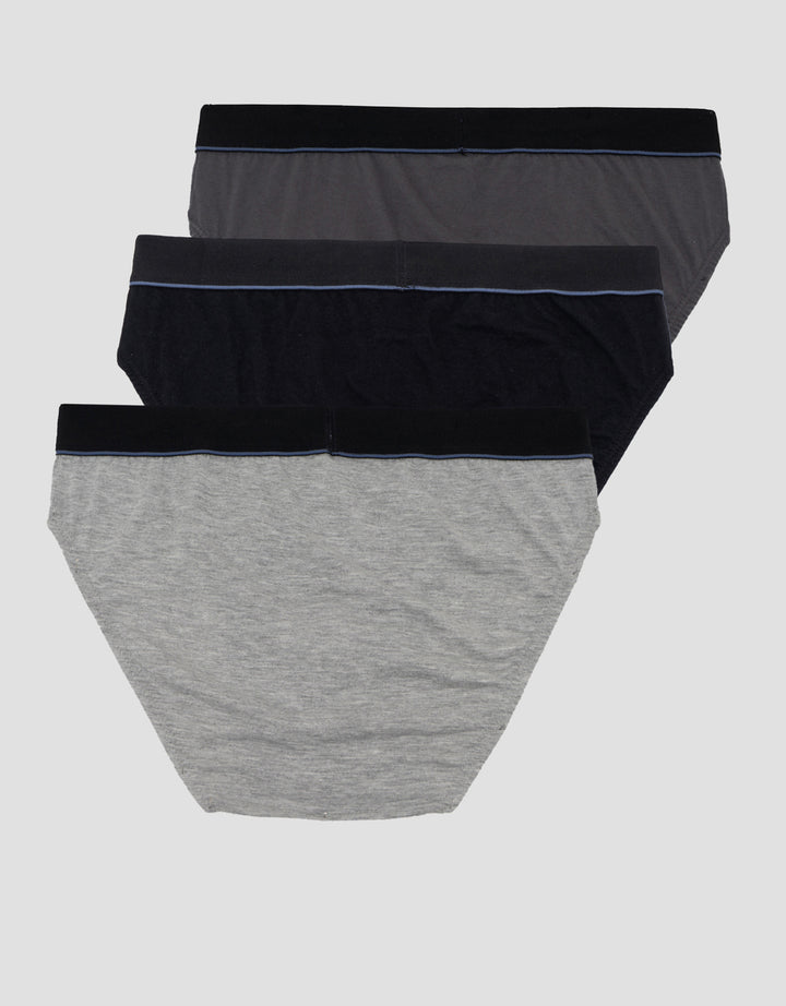 Cole 3Pk Brief Elastic Wb Center Logo Underline Celana Dalam Pria