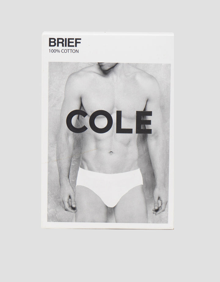 Cole 3Pk Brief Elastic Wb Center Logo Underline Celana Dalam Pria