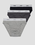 Cole 3Pk Brief Elastic Wb Jacquard Ck Upperline Celana Dalam Pria