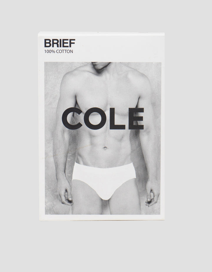 Cole 3Pk Brief Elastic Wb Jacquard Ck Upperline Celana Dalam Pria