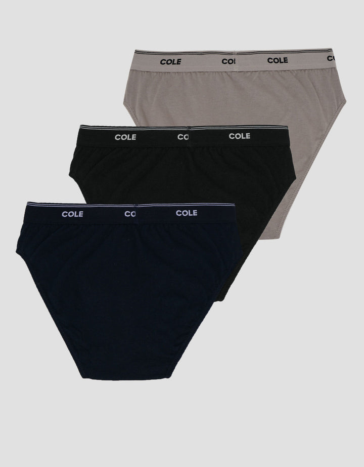 Cole Elastic Double Upperline 3Pk Celana Dalam Pria