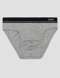 Cole 3Pk Brief Elastic Wb Cotton Deboss Logo Celana Dalam Pria