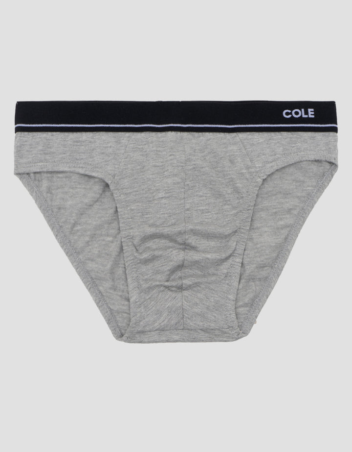 Cole 3Pk Brief Elastic Wb Cotton Deboss Logo Celana Dalam Pria