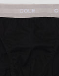 Cole 3Pk Elastic Wb Textured Cotton Solid Celana Dalam Pria