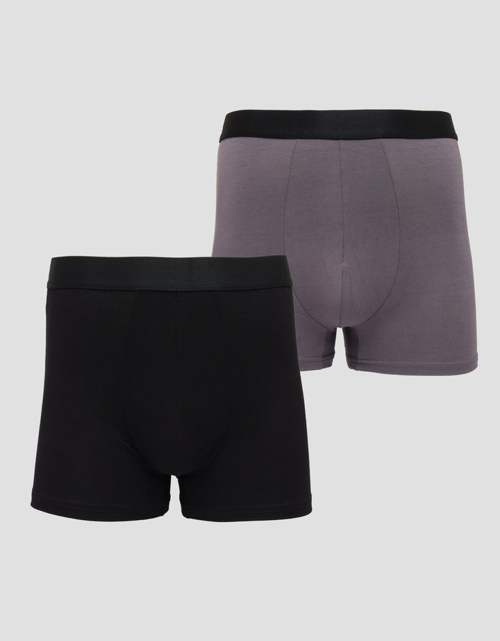 Cole Elastic Wb Rayon Solid Boxer Pria