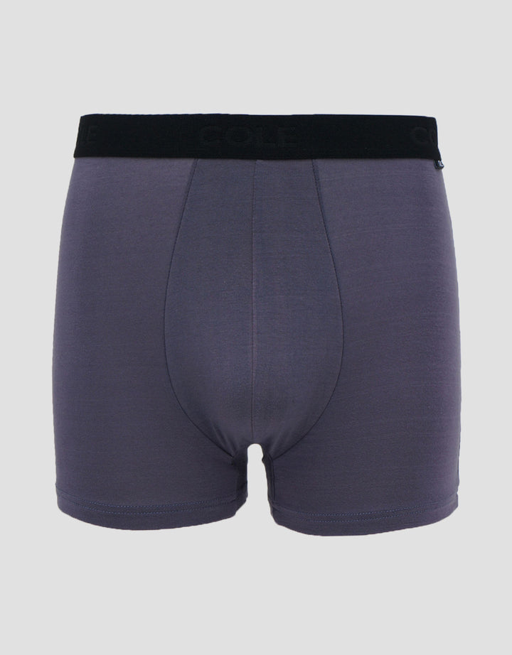 Cole 2Pk ElasticmWb Rayon Solid Crelana Boxer Pria