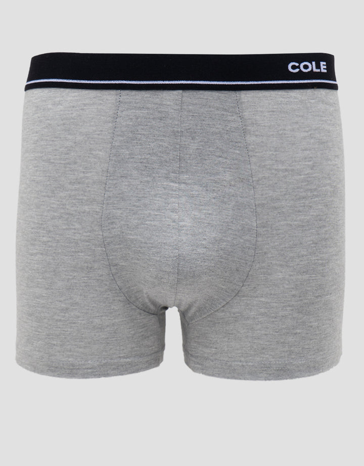 Cole 2Pk Boxer Elastic Wb Rayon Deboss Logo Celana Boxer Pria