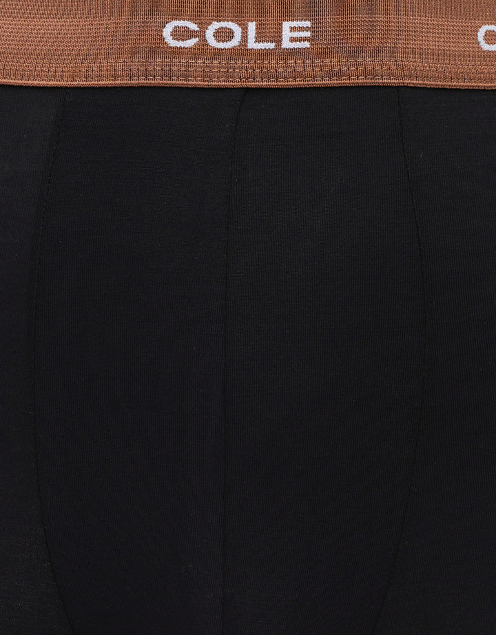Cole 2Pk Elastic Wb Textured Rayon Solid Boxer Pria