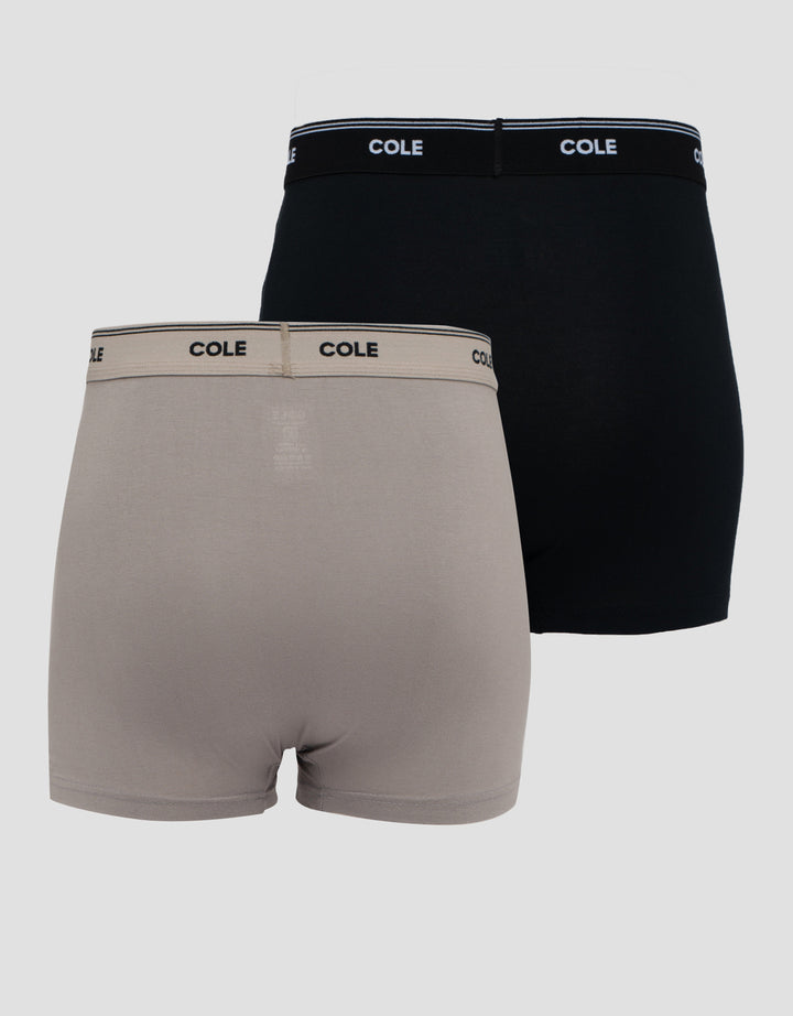 Cole 2Pk Double Upper Line Celana Boxer Pria
