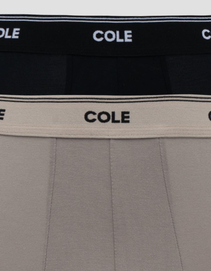 Cole 2Pk Double Upper Line Celana Boxer Pria