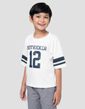 Little M 3/4 T-Shirt Best Kicker Kaos Anak Laki-laki