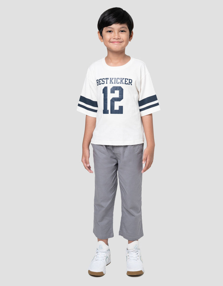 Little M 3/4 T-Shirt Best Kicker Kaos Anak Laki-laki