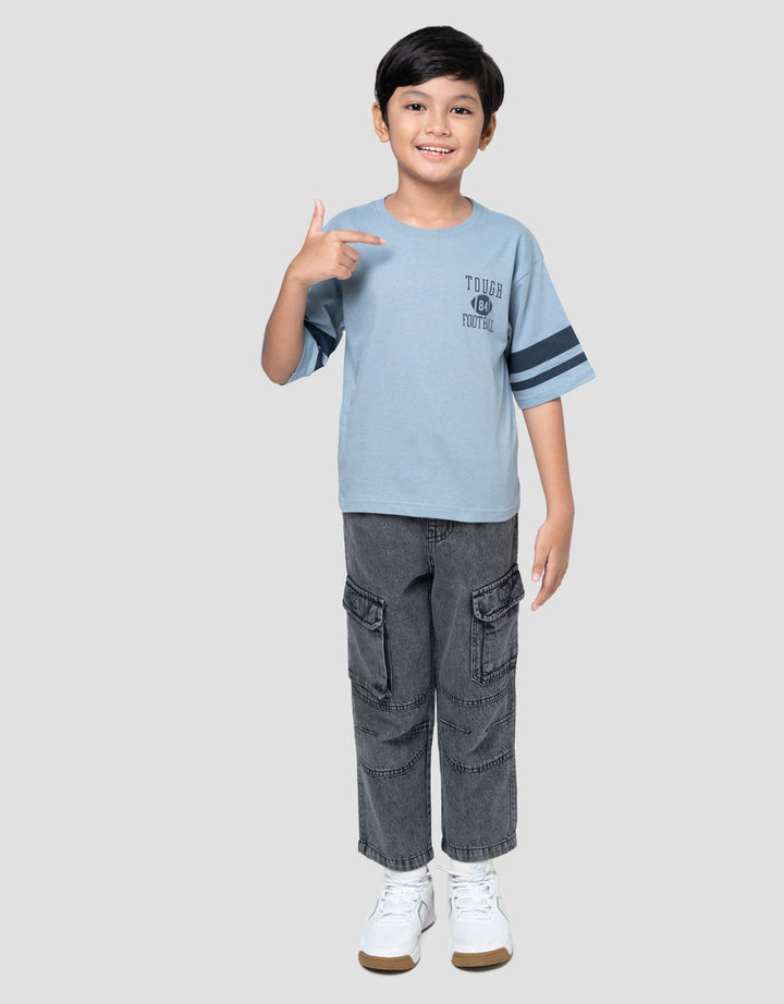 Little M 3/4 T-Shirt Football Kaos Anak Laki-laki