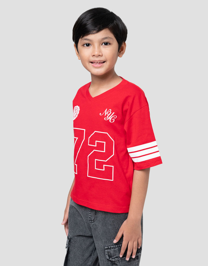 Little M 3/4 T-Shirt 72 Nyc Kaos Anak Laki-laki
