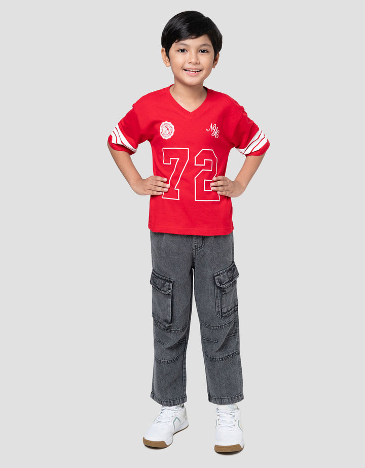 Little M 3/4 T-Shirt 72 Nyc Kaos Anak Laki-laki