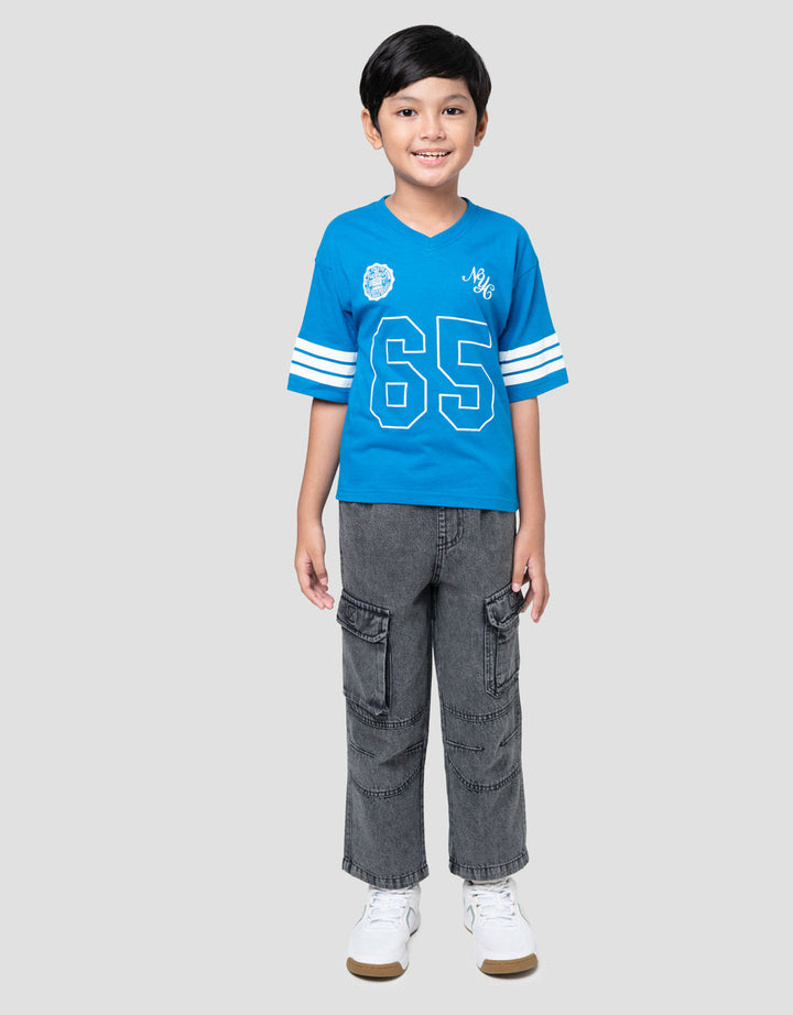 Little M 3/4 T-Shirt 65 Nyc Kaos Anak Laki-laki