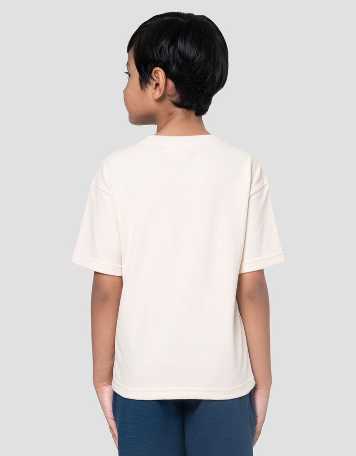 Little M Tex Slr Miring Kaos Oversize Anak Laki-laki