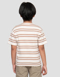 Little M Tex Salur Besar Kaos Oversize Anak Laki-laki