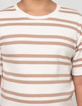 Little M Tex Salur Besar Kaos Oversize Anak Laki-laki
