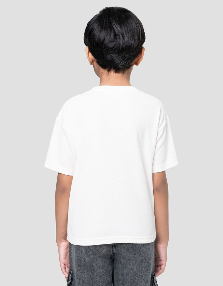 Little M Ktg Tex Wafel Kaos Oversize Anak Laki-laki