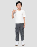 Little M Ktg Tex Wafel Kaos Oversize Anak Laki-laki