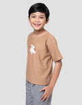 Little M Terry Bear Myself Kaos Oversize Anak Laki-laki