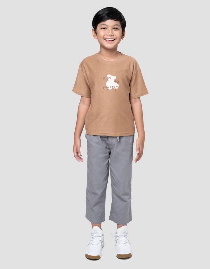Little M Terry Bear Myself Kaos Oversize Anak Laki-laki