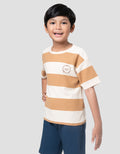 Little M Terry Blk Apl Smile Kaos Oversize Anak Laki-laki