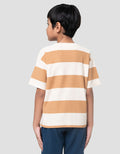 Little M Terry Blk Apl Smile Kaos Oversize Anak Laki-laki