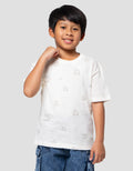 Little M Slub Print Car Truck Kaos Oversize Anak Laki-laki