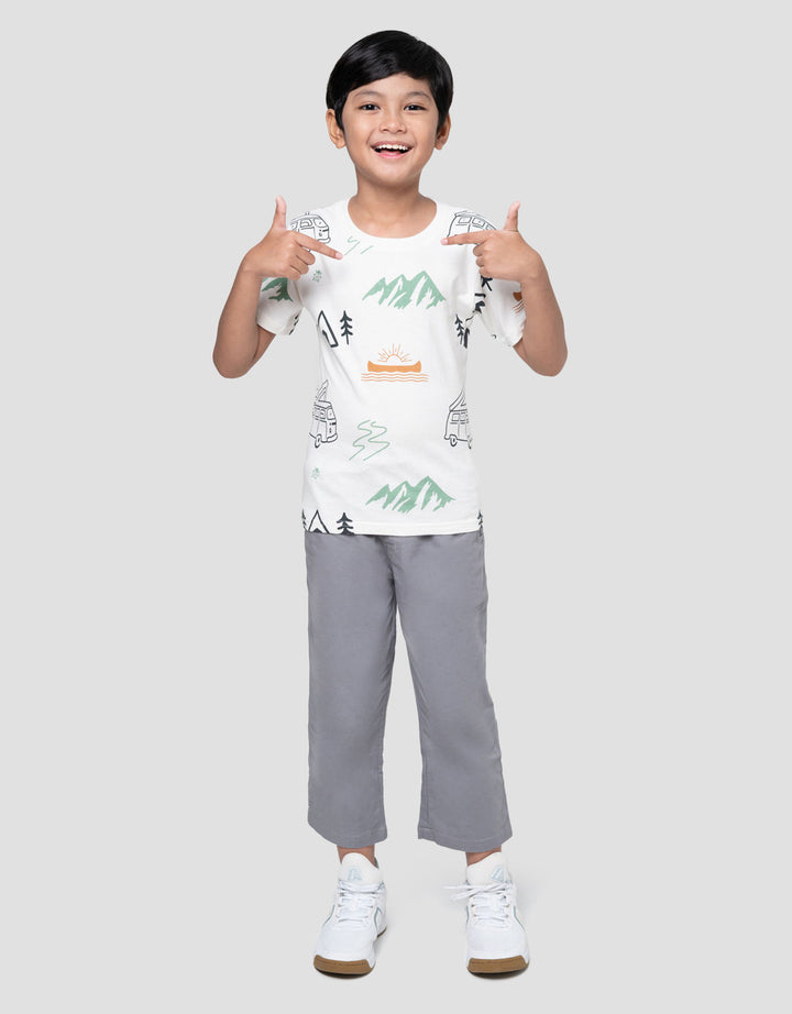 Little M Print Outdoor Adv Kaos Anak Laki-laki