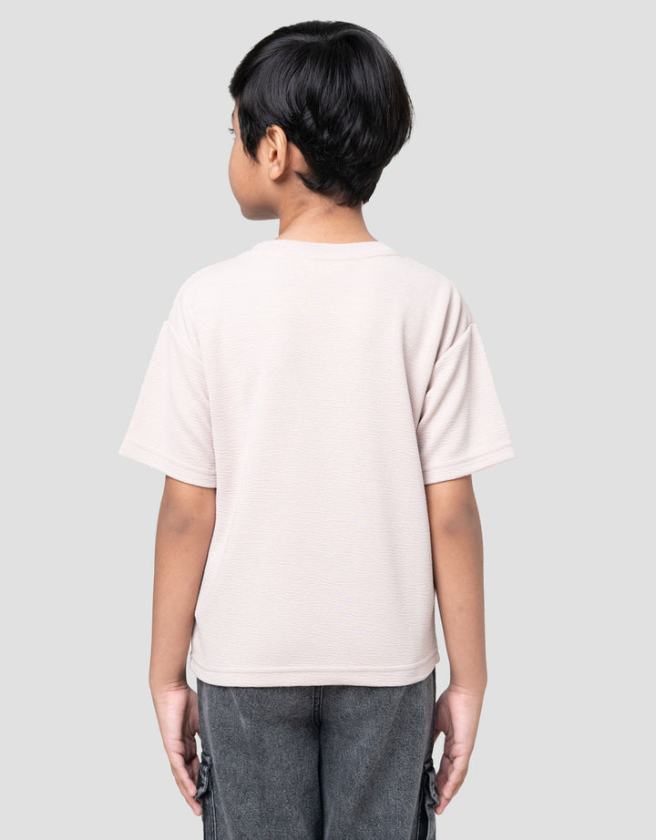 Little M Tex Kontruksi Kaos Oversize Anak Laki-laki