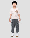 Little M Tex Kontruksi Kaos Oversize Anak Laki-laki