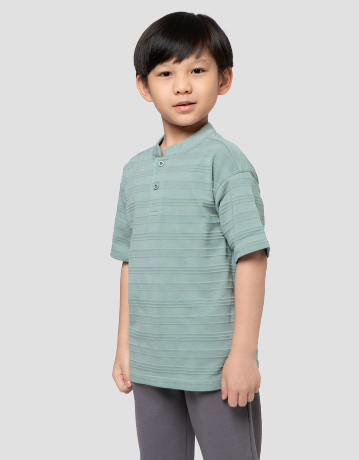 Little M Henley  Kaos Lengan Pendek Anak Laki-Laki
