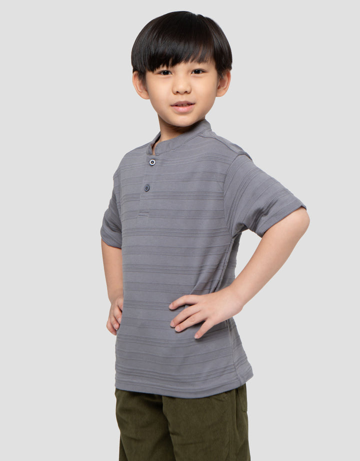 Little M Henley  Kaos Lengan Pendek Anak Laki-Laki