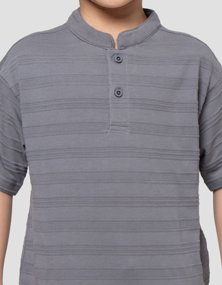 Little M Henley  Kaos Lengan Pendek Anak Laki-Laki