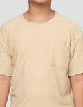 Little M Textured Kaos Lengan Pendek Anak Laki-Laki