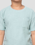 Little M Textured Kaos Lengan Pendek Anak Laki-Laki