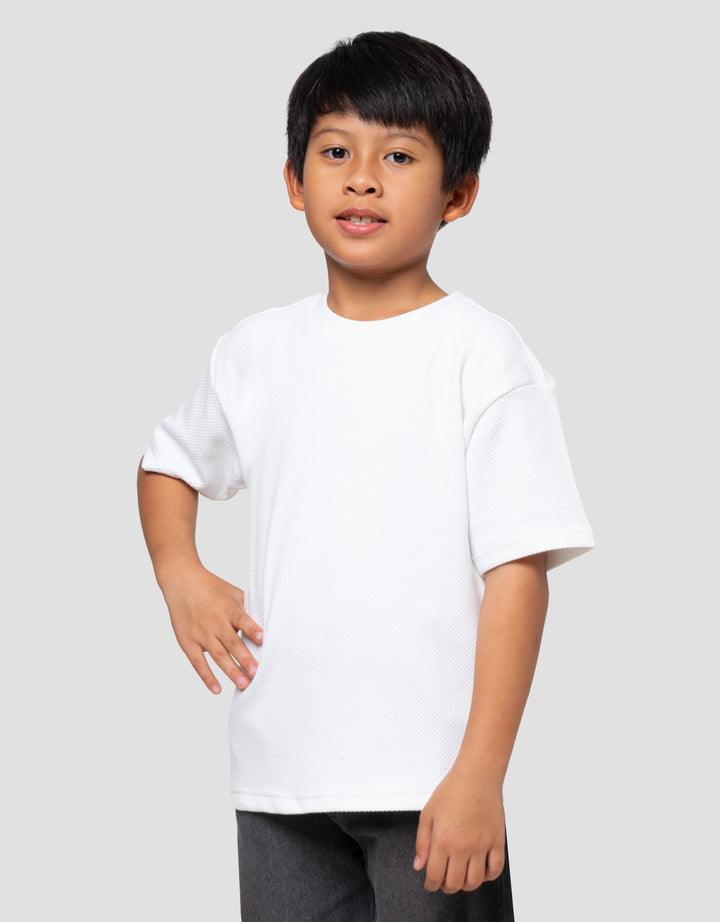 Little M Tex Pique Kaos Oversize Anak Laki-laki